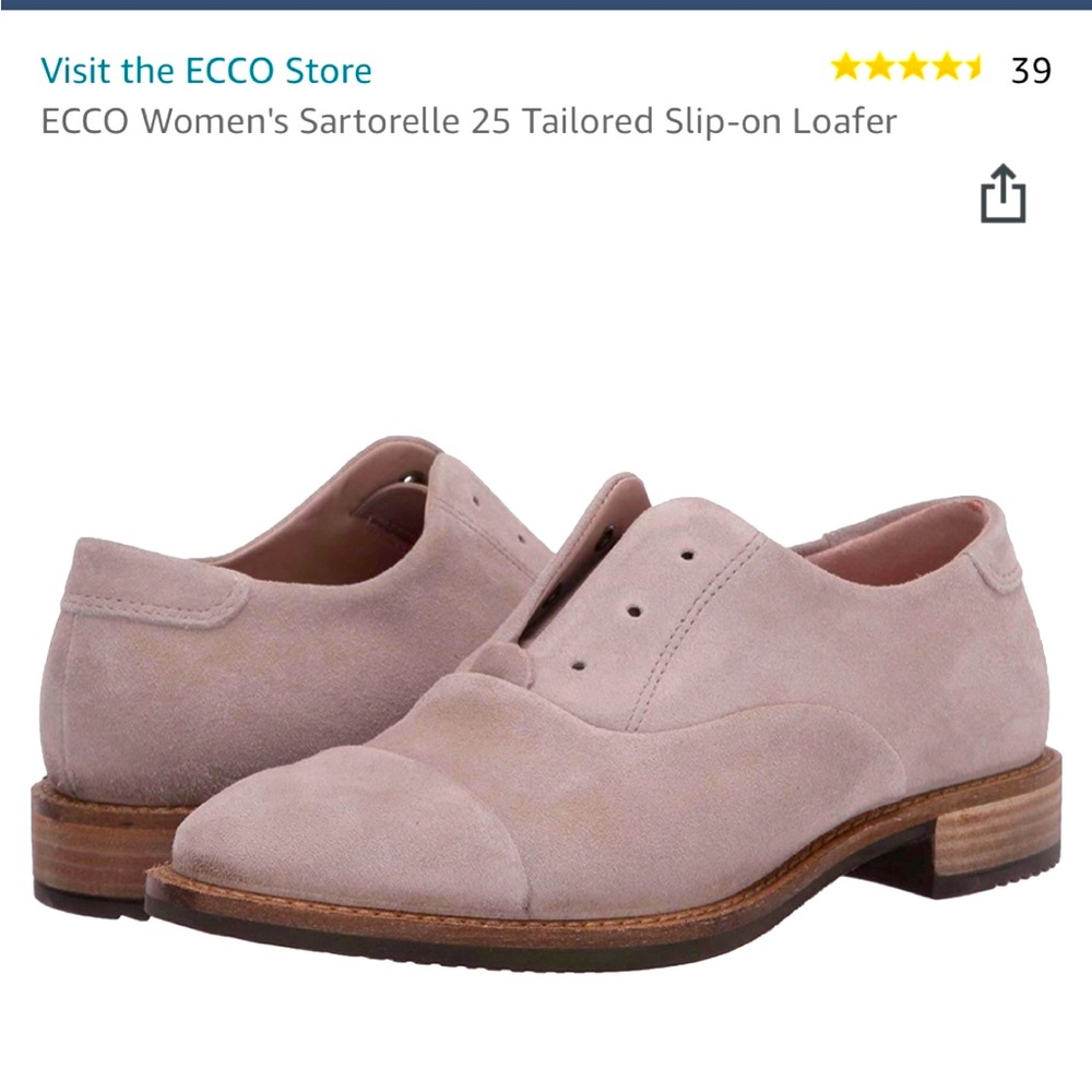 Ecco Satorelle 25 slip-on laceless oxfords